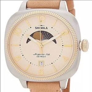 Shinola Gomelsky moon phase 32mm watch